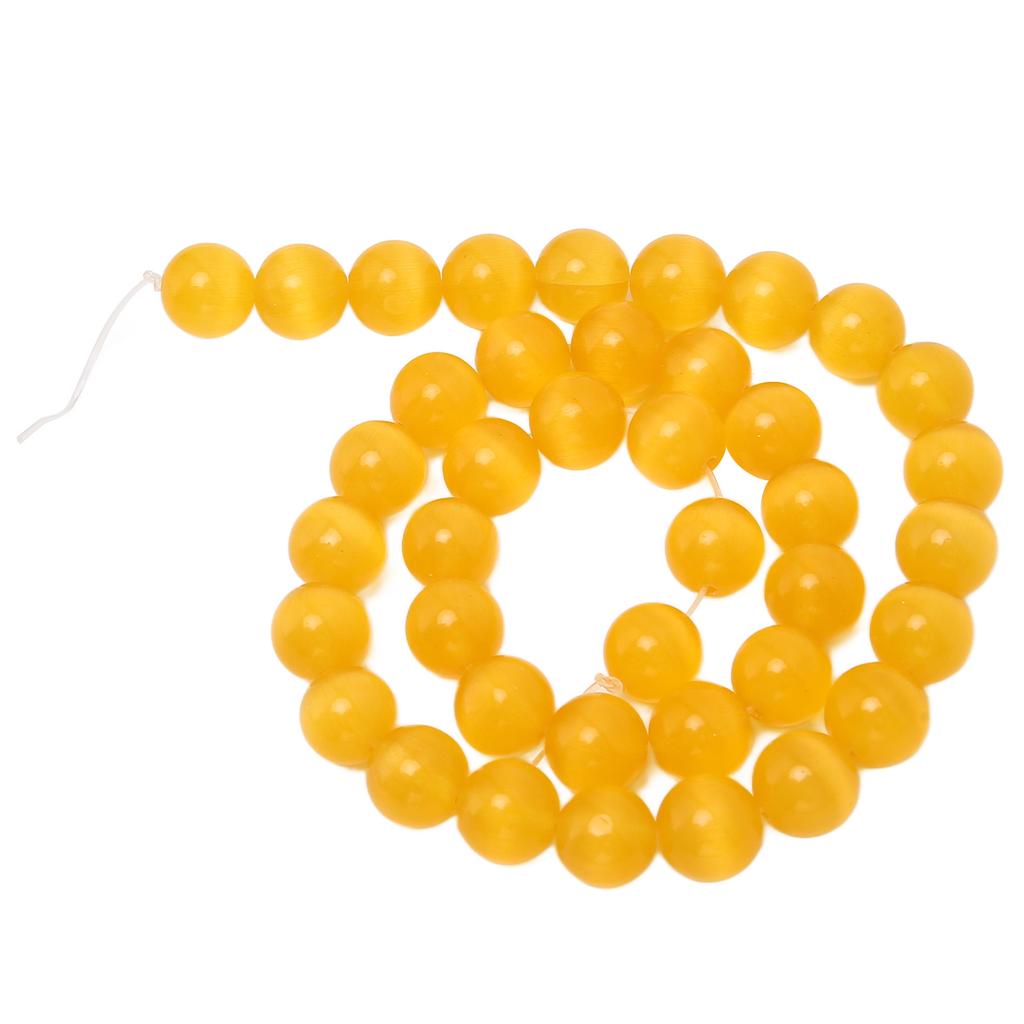 10mm Jewelry DIY Stone Bead Delicate Necklace Bracelet Handicraft Making Beads for Jewelry StoreOrange