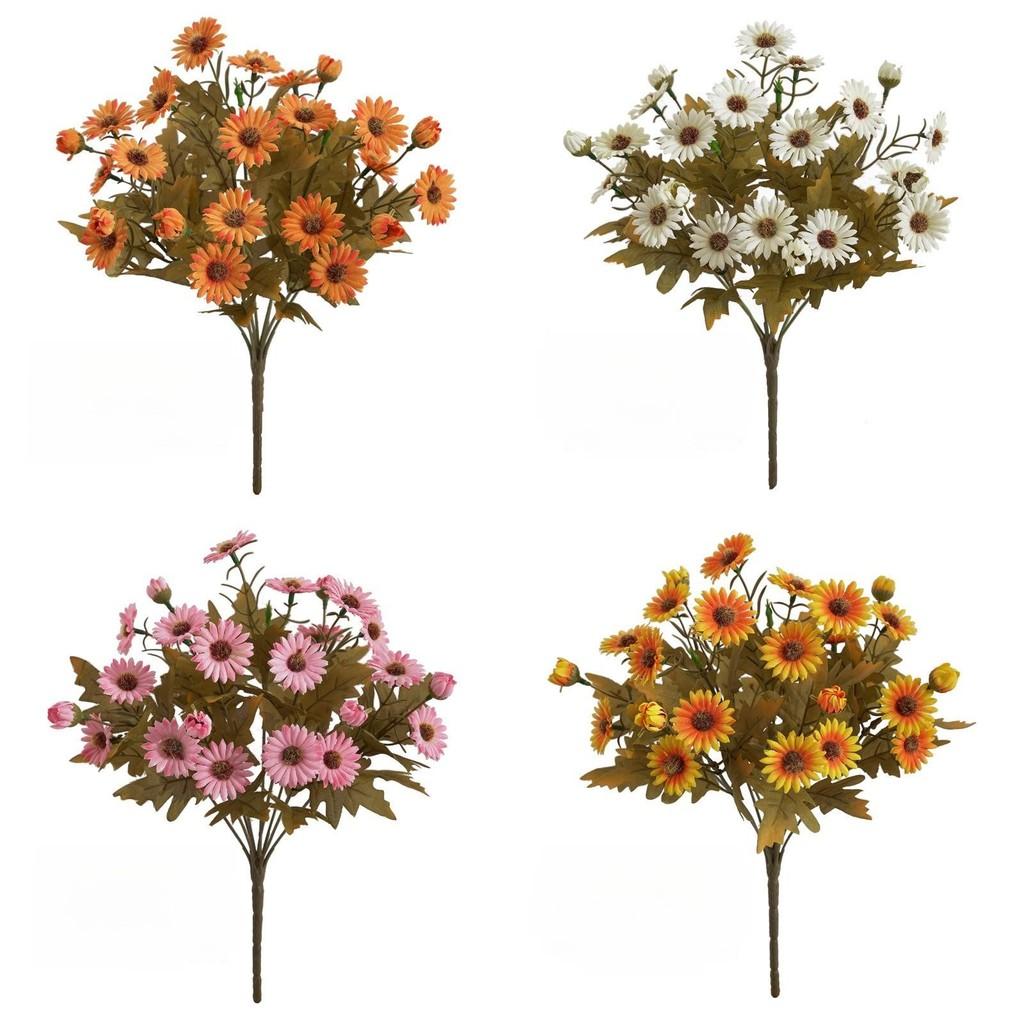 Faux Dendranthema Morifolium For Rustic Home Decor And Photography Styling