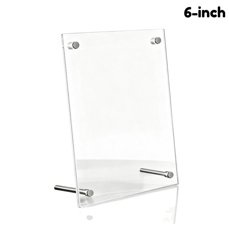 Lightweight Acrylic Photo Frames 6-inch 7-inch A4 for Efficient Postcard Displays A