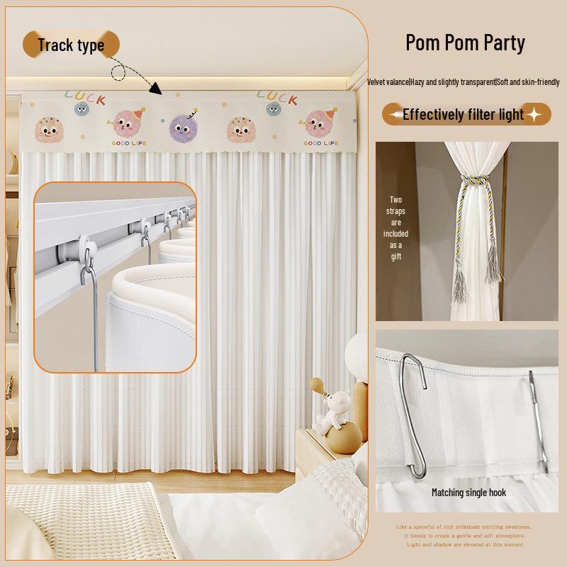 Punch-Free Shading Curtain: Dustproof Cover for Cabinets, Wardrobes, and Bookcases