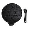 Mini Pancake Pan Cartoon Egg Frying Pan Stick Free Breakfast Pan with 7 Mold Shape Aluminum Alloy for Kitchen Snowflake