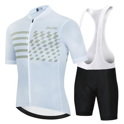Raudax Summer Cycling Set Man Cycli Clothing Athlon Mang Jersey Short Sleeve Bicycle Kit Mtb Bike Wear TriCyclingillot Ciclismo