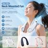 Portable Rechargeable Neck Fan Better Then Table or Hand Fans, Smart Mini Hand Free 5 High Speed Fan with Rotatable Head
