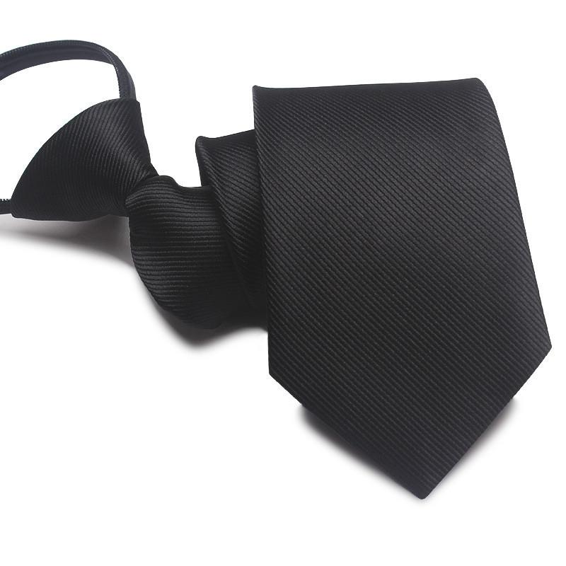 Mens Business Polyester Tie With Arrow Design And Zipper Closure For Office