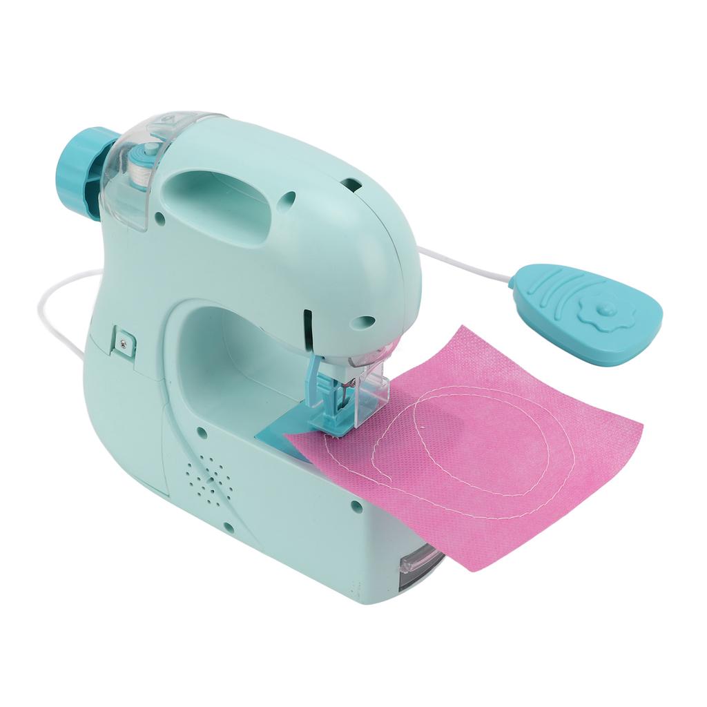 Mini Nähmaschine Kinder Anfänger Nähmaschine Spielzeugset Kleines Haushaltsgerät für Früherziehung