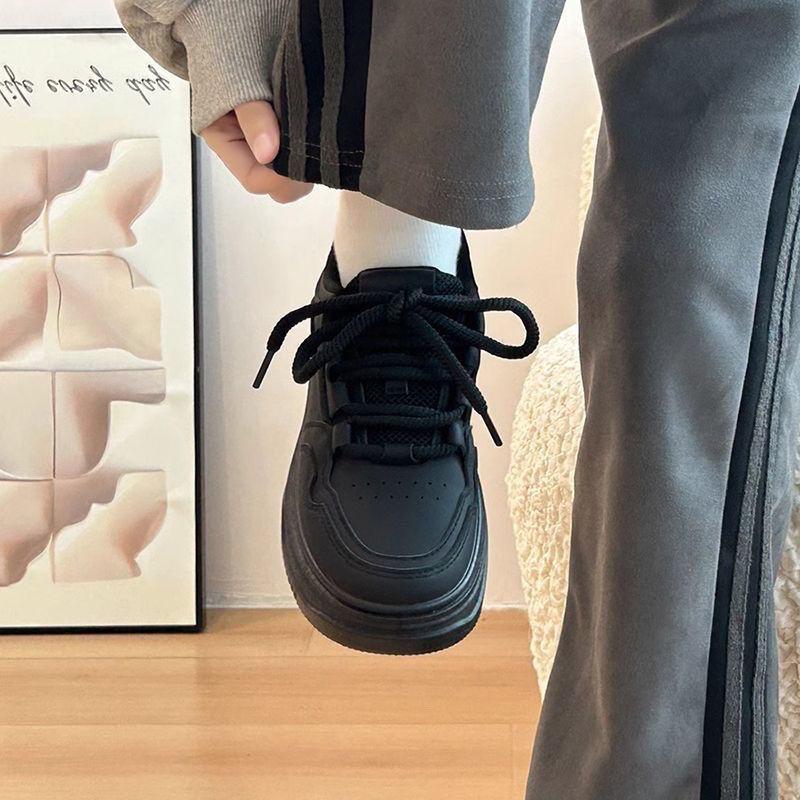 Autumn new women's shoes versatile retro sports shoes low-top platform casual board shoes