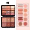 BSIMONE 18-Color Earth Tone Eyeshadow & Blush Palette - Matte, Pearlescent & Glitter Finish, Portable & Multi-color.