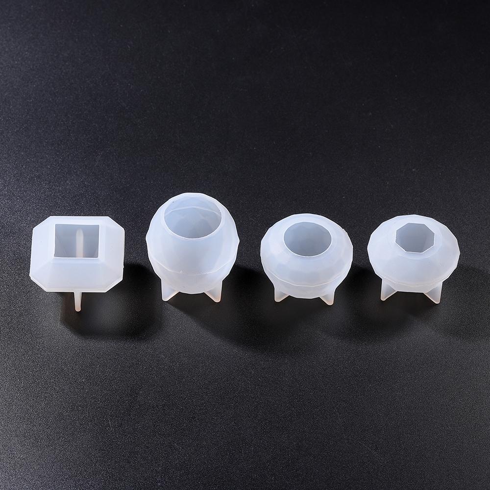Drawer Handle Silicone Mold Diamond Dresser Crystal Pull Knobs Epoxy Resin Mold for Dresser Drawer Kitchen Bathroom Cabinet