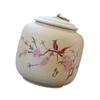 Ceramic Tea Container 800ml Porcelain Tea Canister Traditional Loose Tea Tin