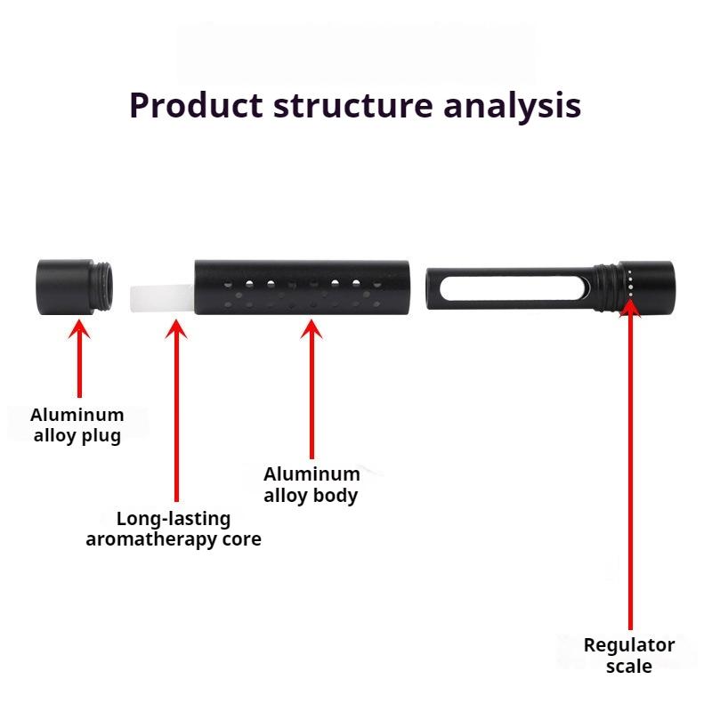 Car Air Freshener Aromatherapy Stick Car Outlet Perfume Solid Perfume Diffuser 6 Kinds Flavor Car Aroma Interior Car Accessories