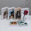 Minimalist Faux Book Decor for Living Room Display
