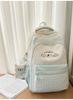 Schoolbag Female Korean Version Ins College Style Middle School Student Lightweight Backpack High Value Plaid Girls Travel Backpack