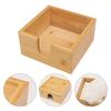 Rustic Bamboo Tissue Box Decorative Napkin Holder Practical Table Paper Holder  Living Room
