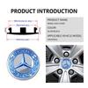 4PCS Car Styling Wheel Center Cap Hub Covers Badge Accessories For Benz CLS SLK Sport ML C200 C260 C300 W205 CITAN VITO SPRINTER
