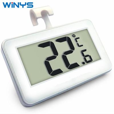 High-Precision Waterproof Refrigerator Thermometer with Magnet Hook and Frost Alarm