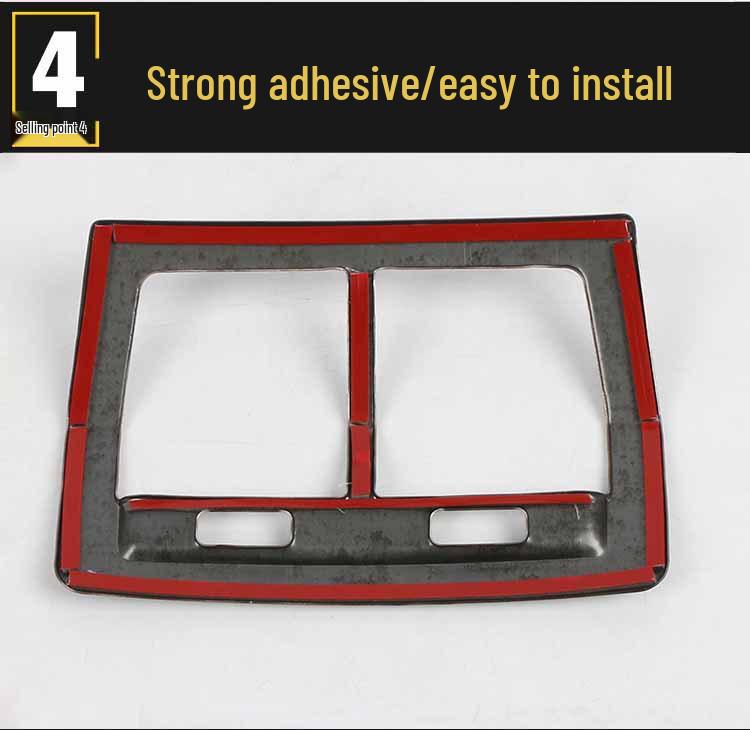 Ankai Rear Row Air Outlet Bright Frame & Protective Patch for Q3 Interior Modification
