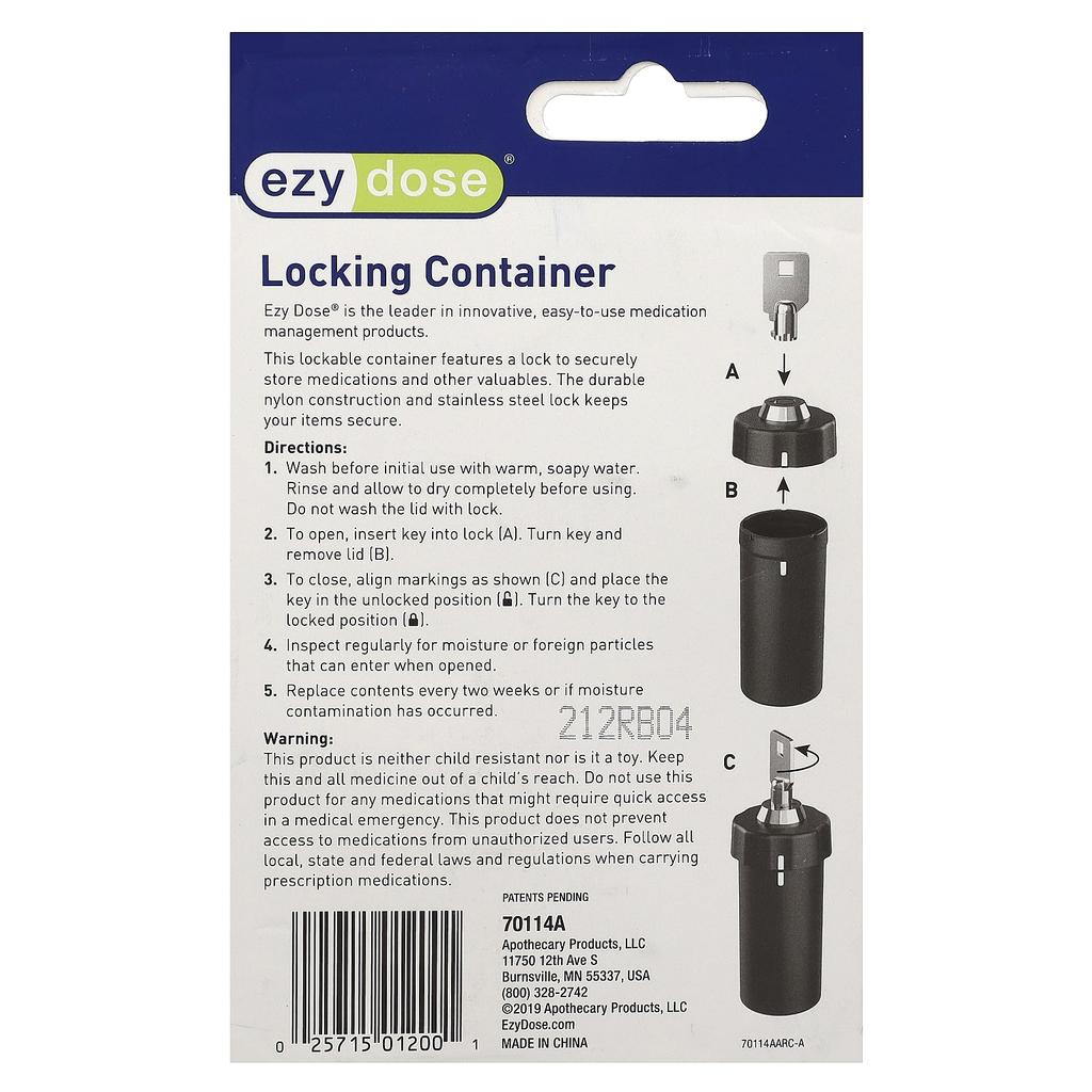 Locking Containers, 3 Pcs.
