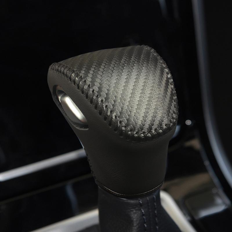 Couvre Poignée Levier de Vitesse pour Kia Antidérapant Résistant à l'Usure Protections Durables Couvercle Pommeau de Levier de Vitesse Accessoires de Voiture