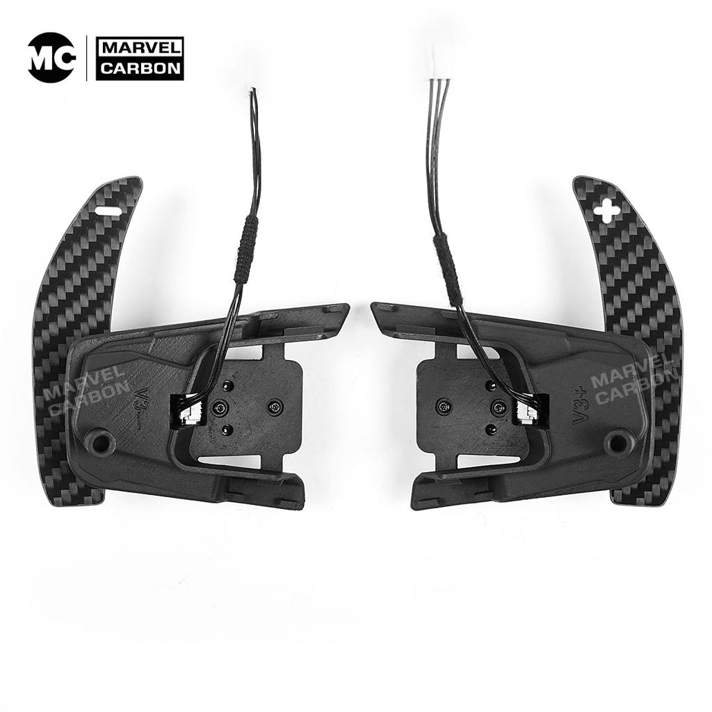 MC Carbon Fiber Magnetic Paddle Shifters For VW Volkswagen Golf MK7 MK7.5 Golf R Scirocco Steering Wheel Paddles Shifter