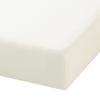 Francfranc Cotton Satin Fitted Sheet, Double, White