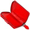 Original Women's Purse Made of Genuine Textured Leather CANPELLINI Wallet 21489 Red