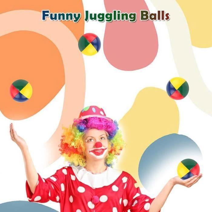 Set of 5 Juggling Balls - - PU Balls - Ø 55 Mm - 60g