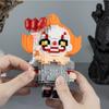 Minuscole particelle assemblate mattoncini giocattoli puzzle cartone animato serie Halloween notte magica clown della morte personaggi assemblati