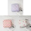 Heart Pattern Travel Makeup Bag With Breathable Cotton For Women And Men