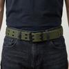Metal Buckle Canvas Waist Belt Double Row Double Row Buckle Belt Outdoor Men's Belt Leisure Wear