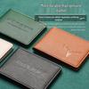 Men's 2025 Style Two-in-One Motor Vehicle License Leather Cover and Card Holder