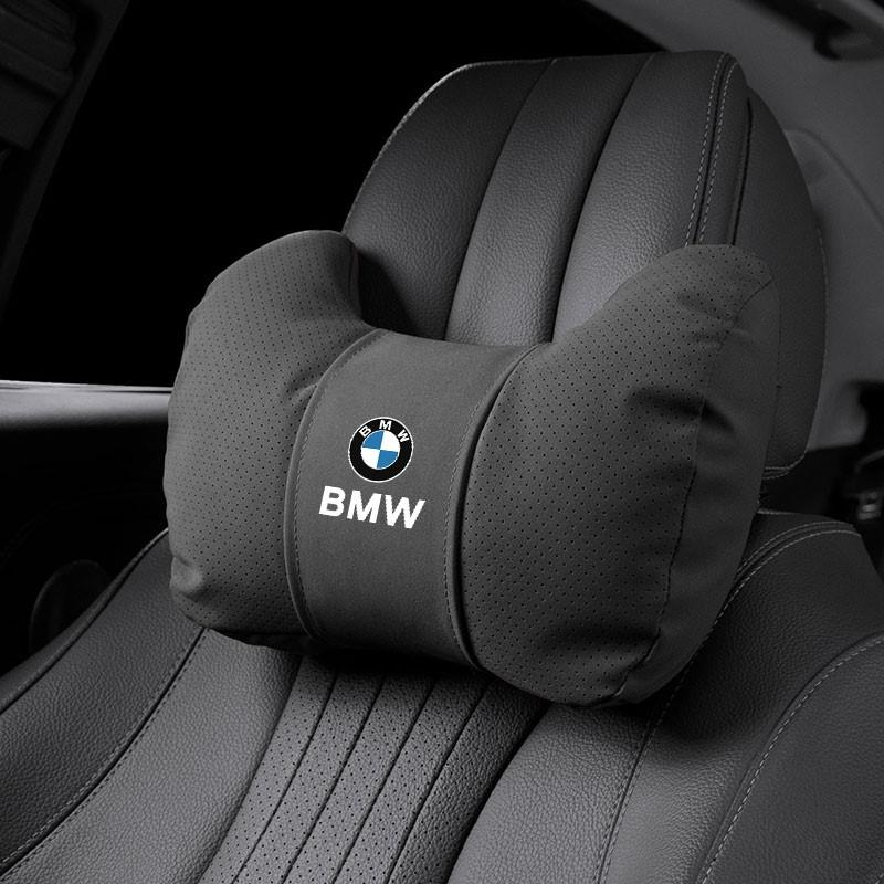 OEBX9 Car Seat Soft Headrest Suede Neck Pillow Waist Cushioning Sticker For BMW G80 G06 G07 G42 G14 G15 G16 F82 F20 F21 F83 M2 M3 M4 M