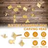 12Pcs Wood Burning Tip Set with Unique Patterns DIY Woodburning Tips Embossing Engraving Head Tool Functional Soldering Iron
