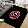 Sheffield United Football Club Flannel Pattern Square Carpet,Area Rug,Carpet Rug for Living Room Bedroom Sofa Playroom Decor,Non-slip Floor Mat