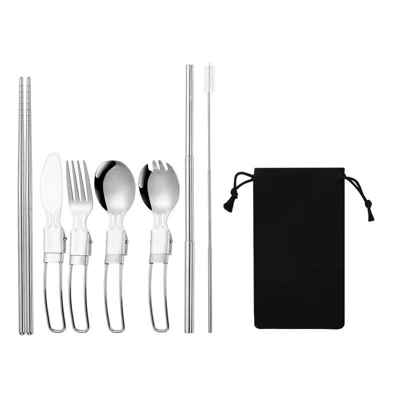 ZISIZ 304 Stainless Steel Portable Cutlery Set