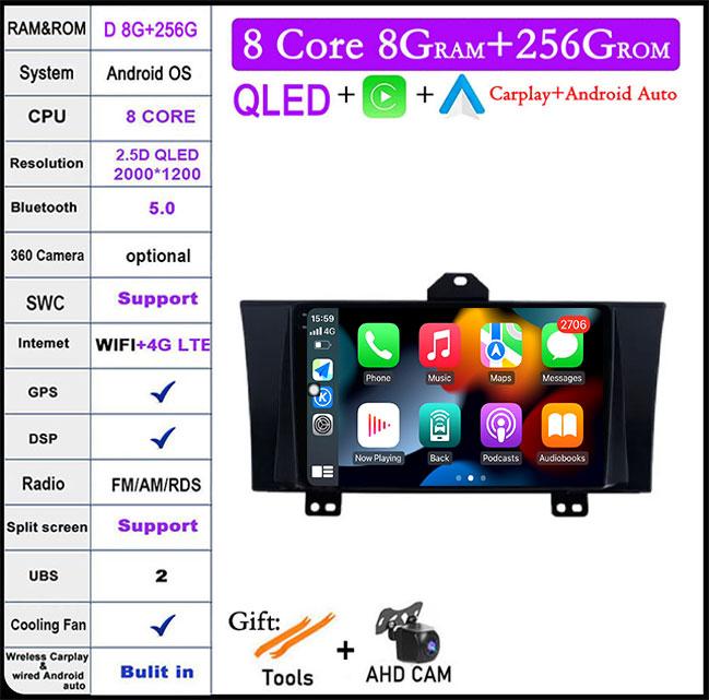 RDS Android 14 For Honda Elysion 2004 - 2015 DSP 4G+Wifi Car Monitor Radio Multimedia Navigation GPS Video Autoradio Player