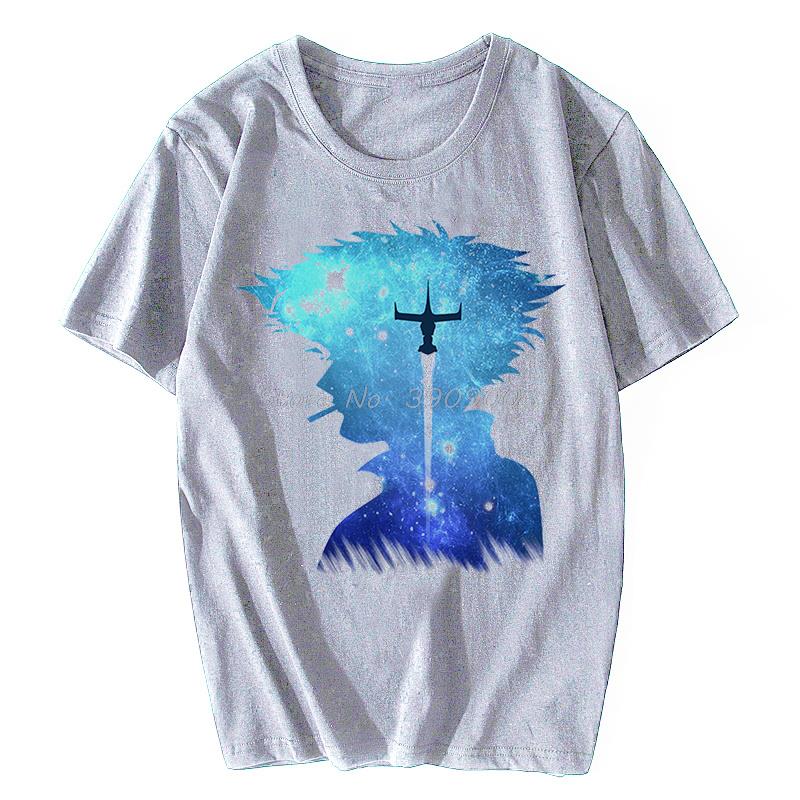 Bounty Hunter Cowboy Space Bebop Spike Spiegel Funny Anime Tshirt Men Cotton Casual Funny T Shirt Unisex Streetwear T-shirt
