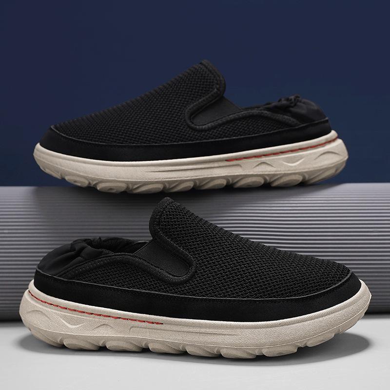 

Mesh casual men s spring shoes lazy one-pedal trendy shoes men s breathable dad shoes men s thick soles 39