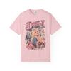 Country Music Icon Collage T-Shirt | Retro Script, Floral Guitar
