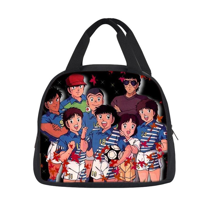 Captain Tsubasa Lunch Bag Versatile Cartoon Large Capacity New Item, Best Gift for Boys and Girls On School Birthdays