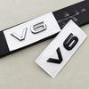 1pc 3D ABS Chrome Black Logo V6 Car Sticker Fender Trunk Emblem Badge For Volkswagen VW Touareg CC Arteon Golf R32 AccessoriesNB10