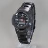 Casio G-Shock AWM-500-1AJF Full Metal Black Ion Plated Men's Watch, Tough Solar Multi Band 6, Analog-Digital, Japanese Domestic Model, JDM