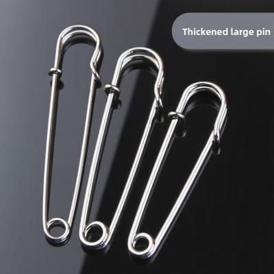 Alfinetes de Segurança Grandes Espessados, Alfinetes de Segurança para Casacos, Botões para Suéteres de Lã, Alfinetes Simples, Broches, Acessórios de Joalheria Feitos à Mão