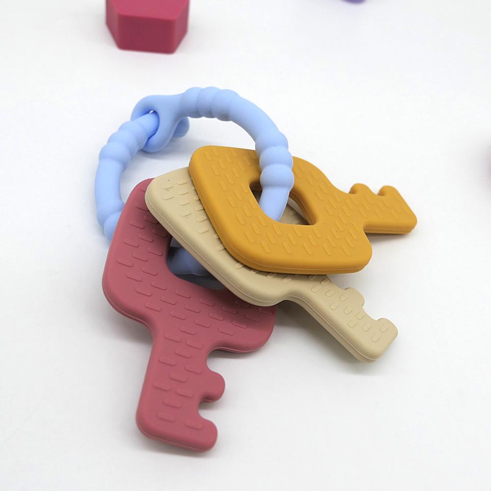 Children s Silicone Remote Control Handle Teether Infant Oral Sex Pacifier Remote Control Teether Anti bite Anti feeding Playthings