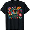 Maestra Flowers Spanish Teacher Cinco De Mayo Funny T-Shirt Unisex T-Shirt