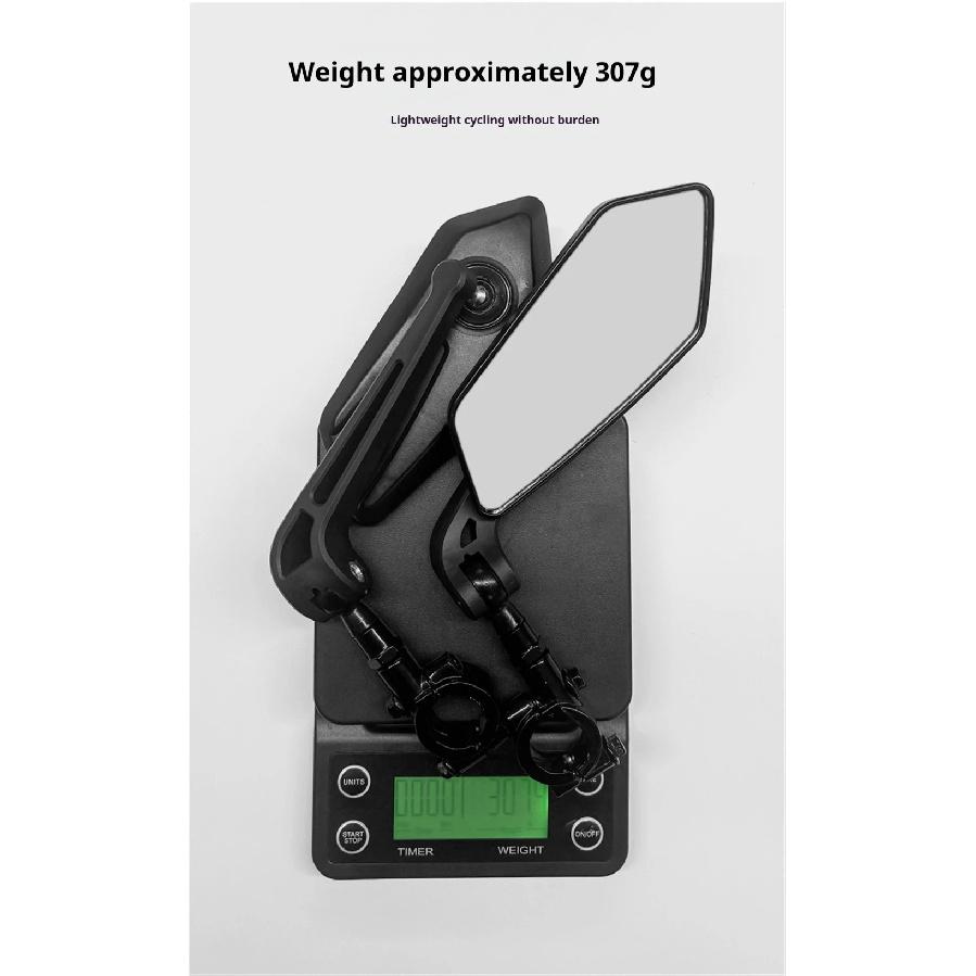 2PCS 360 Rotating Bicycle Mirror Wide Range Adjustable for Bicycle Electric Reflec Reflector Retrovisor Moto For Bycicle
