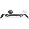 Car Rear Bumper Lip Spoiler Trim Splitter Diffuser For BMW 3 Series G20 G28 M Sport 2019-2020 Double-Single Round Out