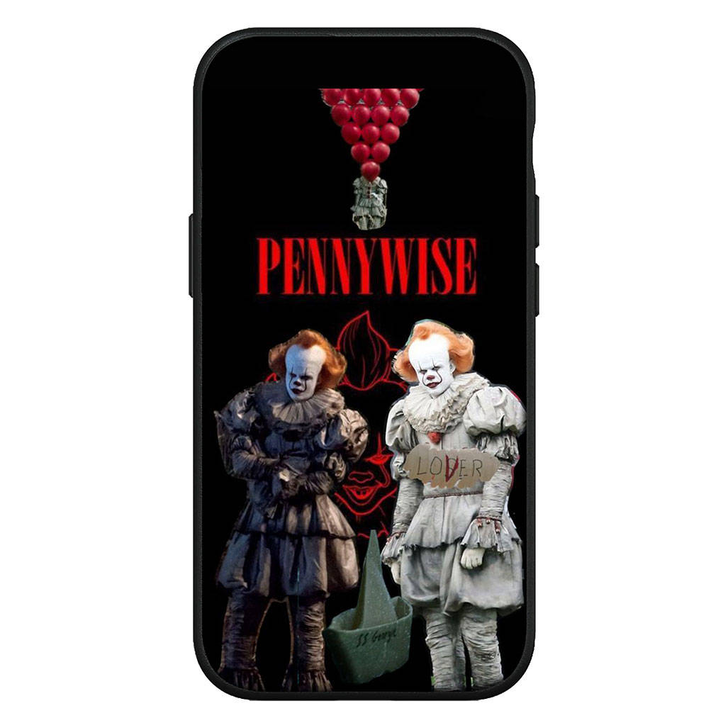 Kryt na iPhone 16 15 14 Xiaomi Redmi Note 13 12 11 Pro Max X 10 8 9 XR Samsung Galaxy S24 S23 A05 OPPO Pouzdro na telefon Huawei Pennywise Stephen King's IT