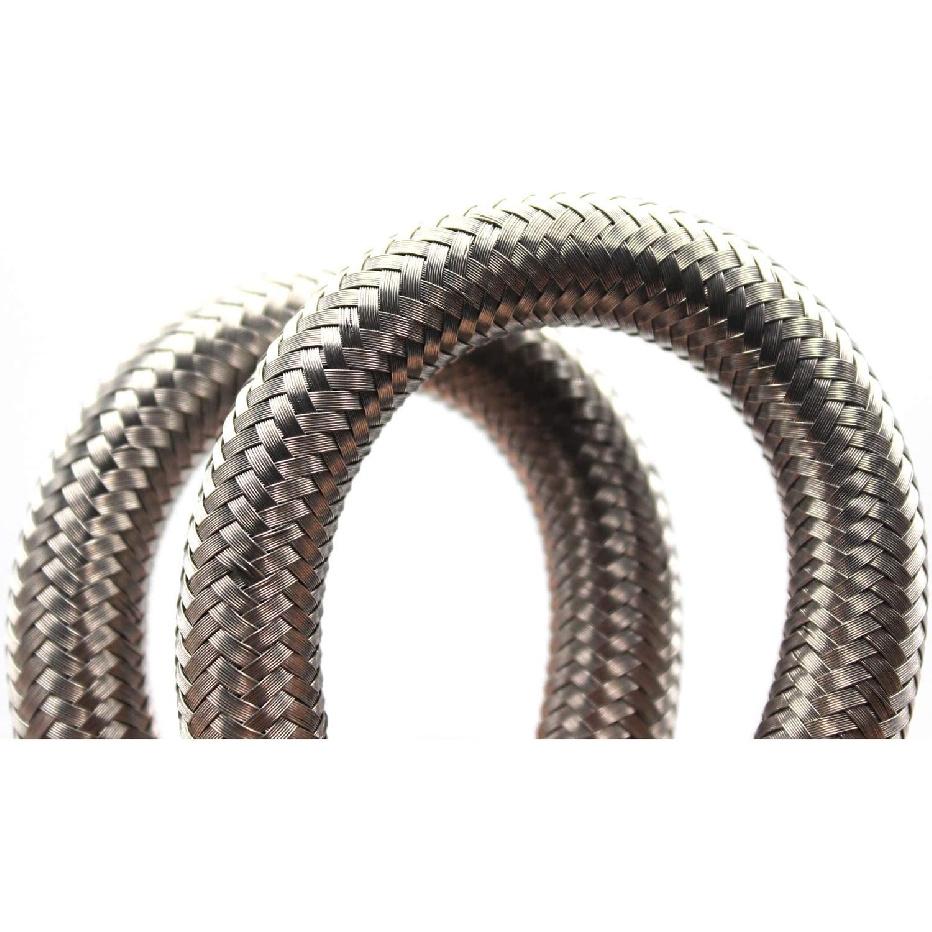 Valve Stem Extenders,4Pcs 7Inch/180mm Dual Flexible Stainless Steel Braided Valve Stem Extensions,6Pieces 45 90 135 Degree Brass Valve Adaptors for