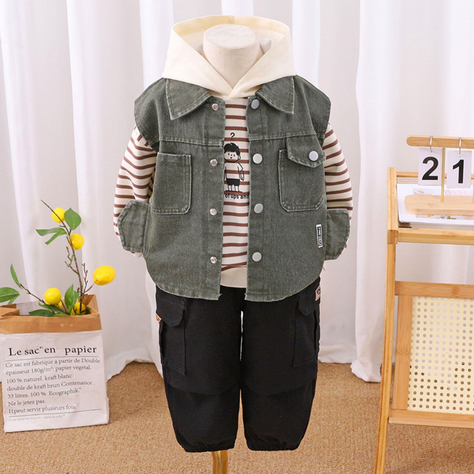 

Детский повседневный комплект с длинным рукавом, удобные наряды для повседневной носки 110