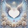 1000pcs/Puzzle Game for Endurance And Logic Training - Exquisite Puzzle - (Heart Wing Holy Ring Soft Flower Dream) Suitable for Living Room Decoration